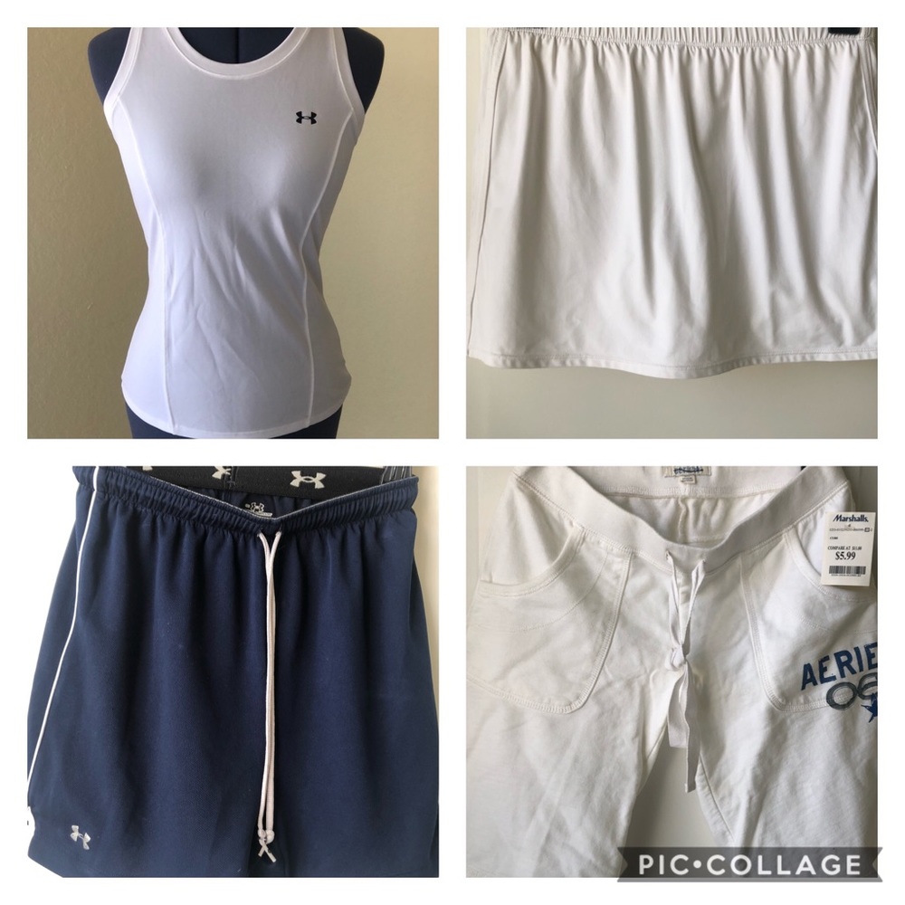 Sportswear bundle shirt/shorts/tennis/lounge